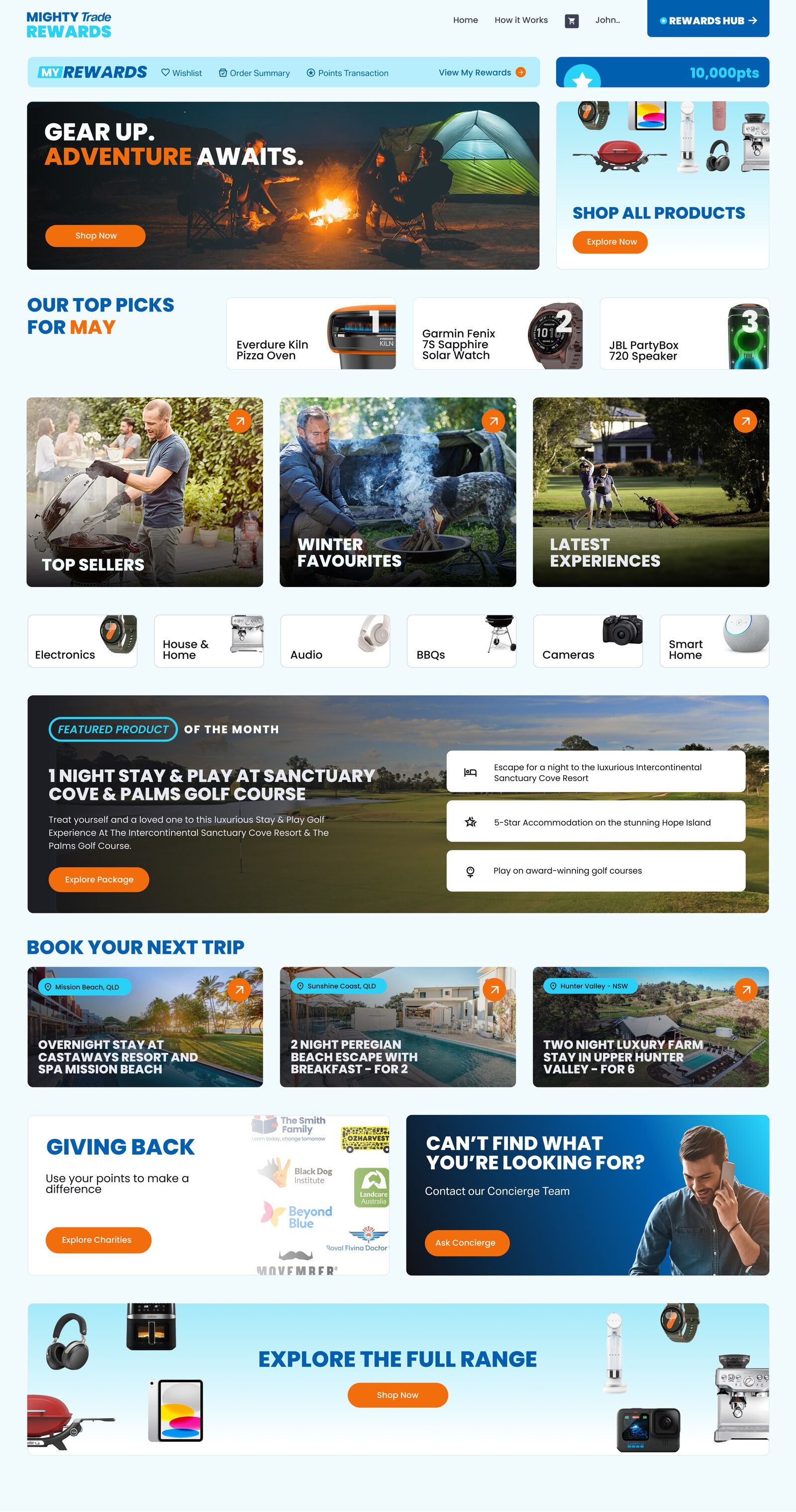 Rewards Hub preview